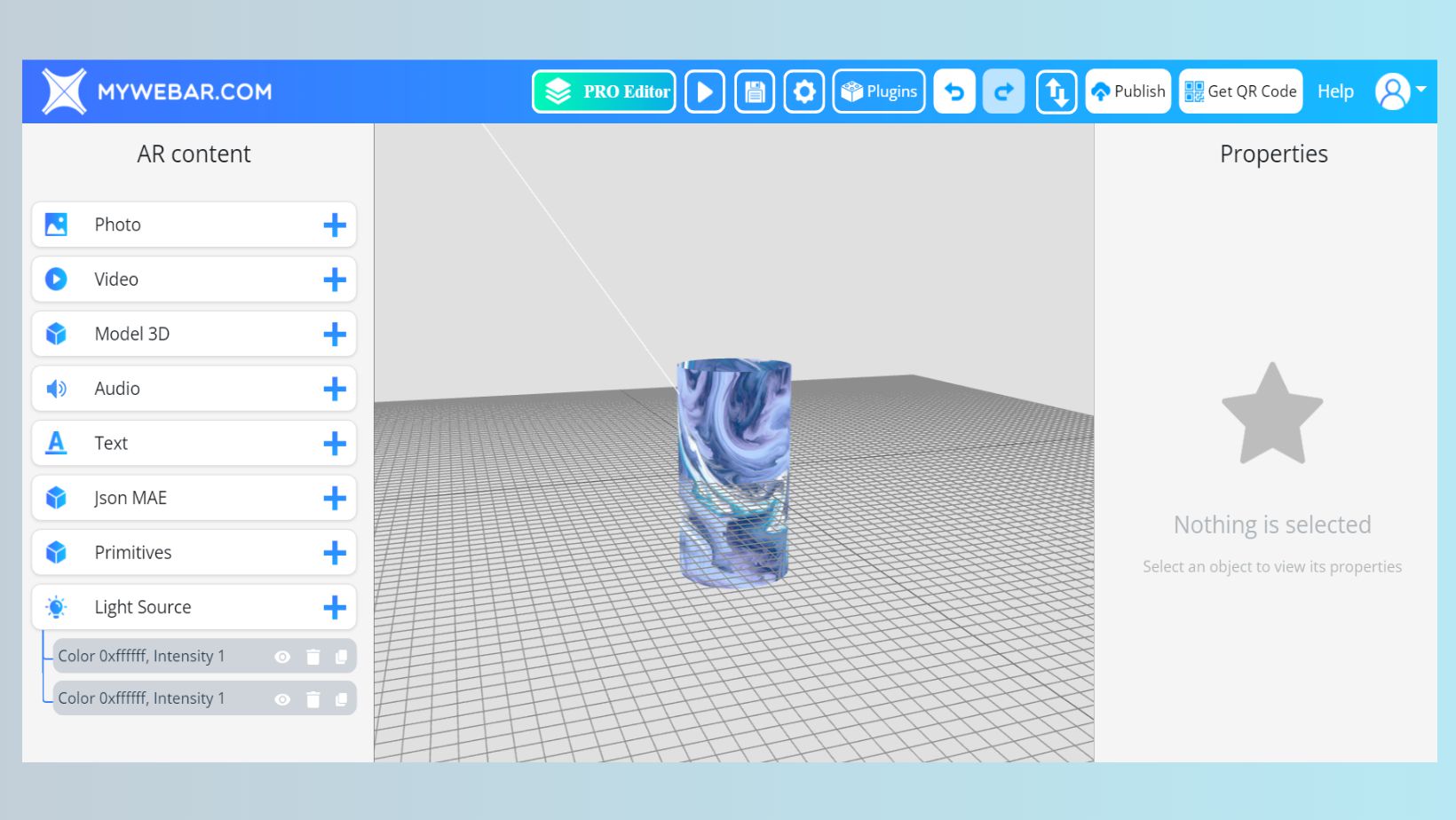 New in MyWebAR: Curved Image Tracking